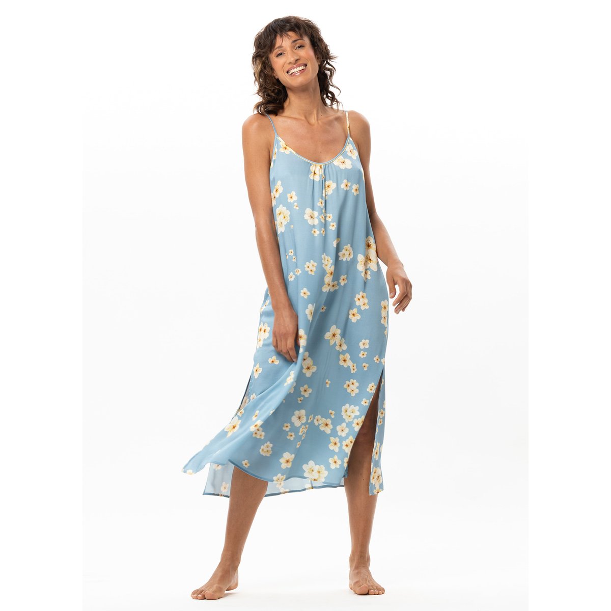 Nuisette longue en viscose EDEN 213 multicolore, LE CHAT