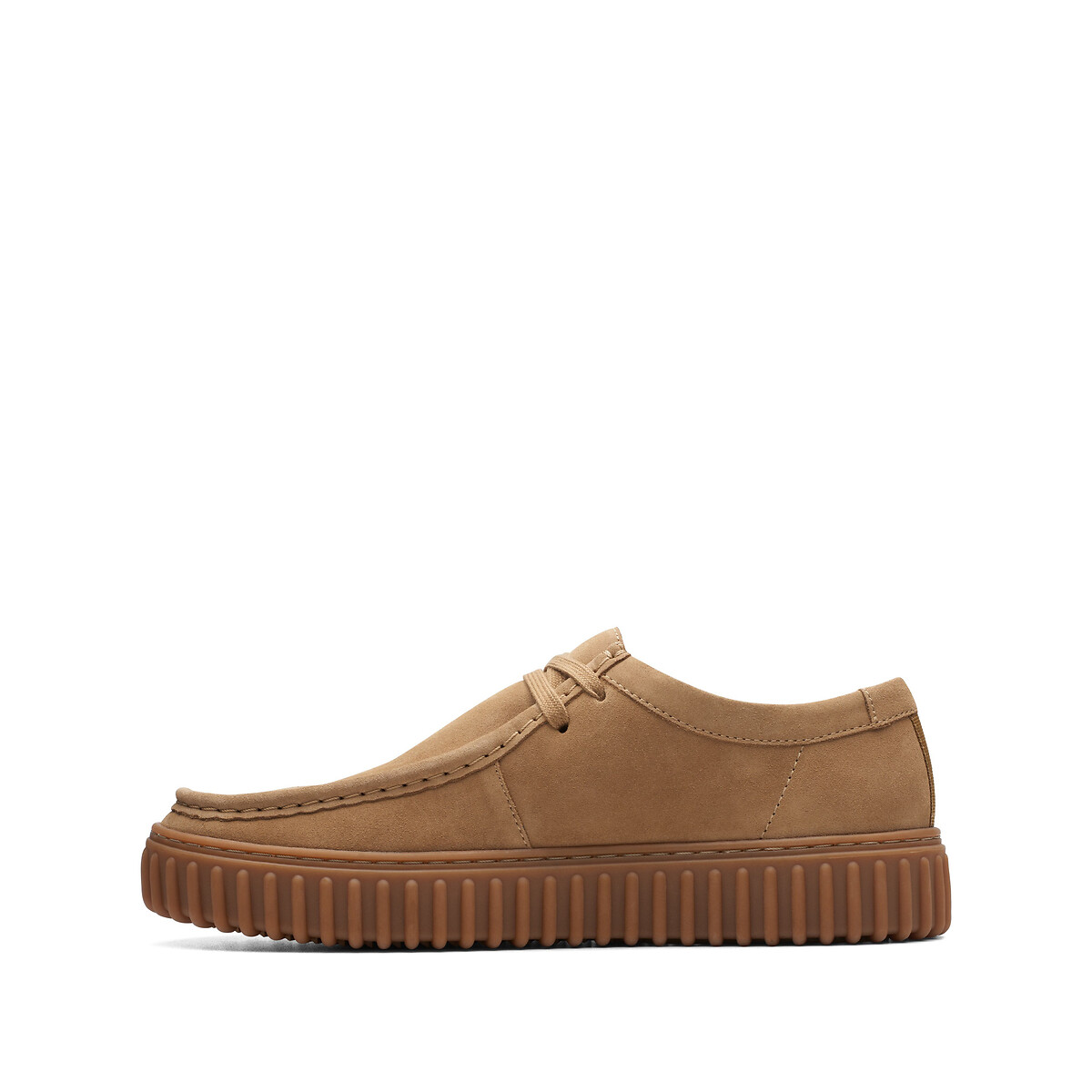 Derby in pelle scamosciata Torhill cammello, CLARKS