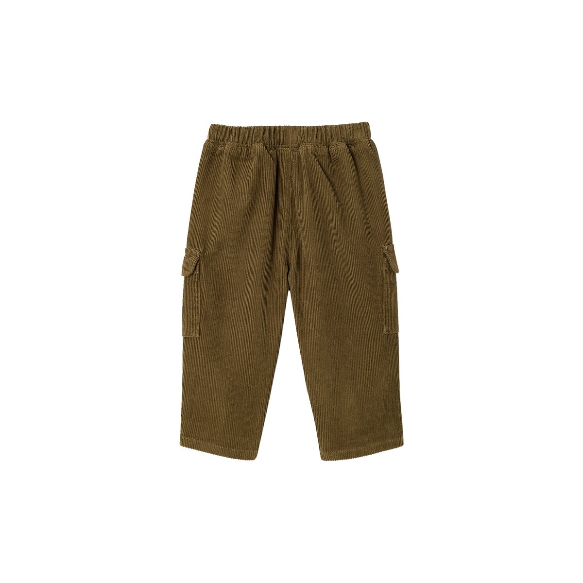Pantalon velours kaki, VERTBAUDET