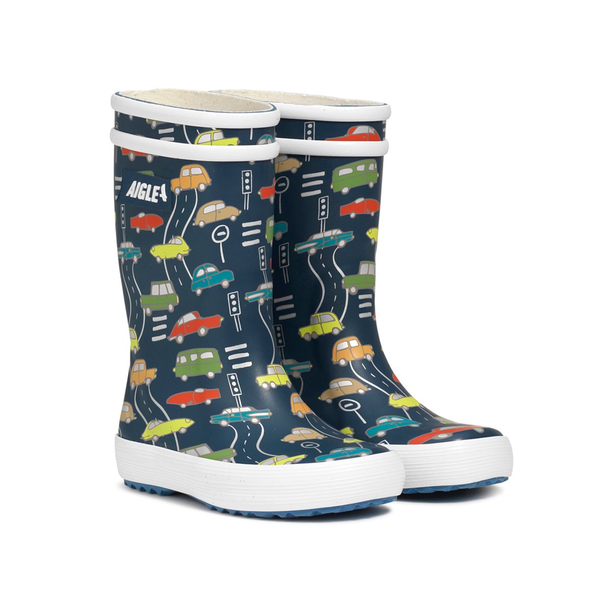 Bottes de pluie LOLLY POP PLAY UNISEX bleu marine, AIGLE