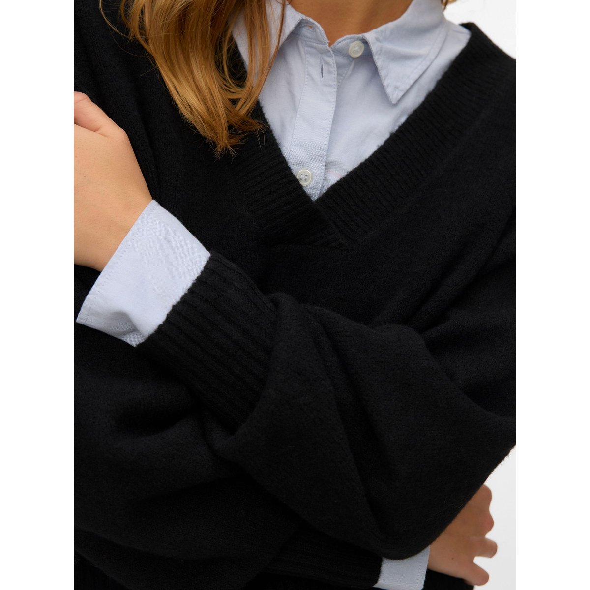 Pull En Maille black 1, VERO MODA