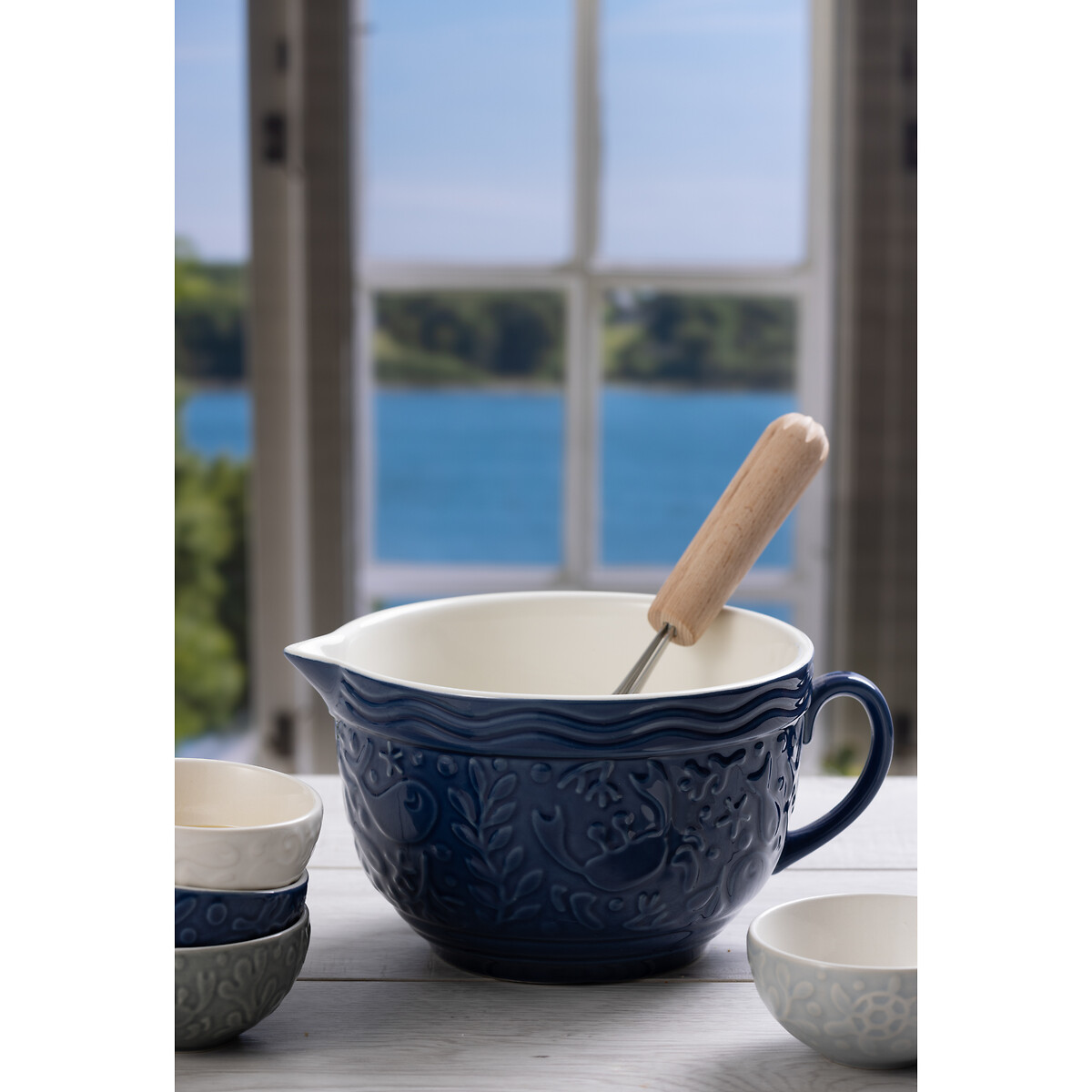 Nautical 25cm Batter Bowl navy, MASON CASH