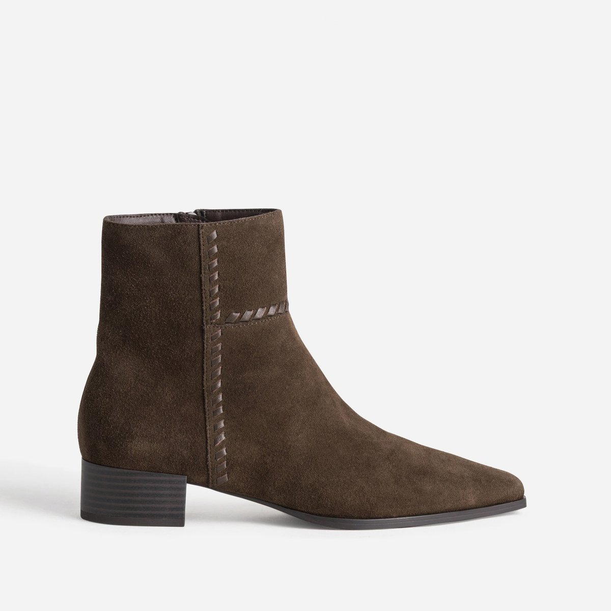 Boots en cuir LUNNA chocolat, ERAM