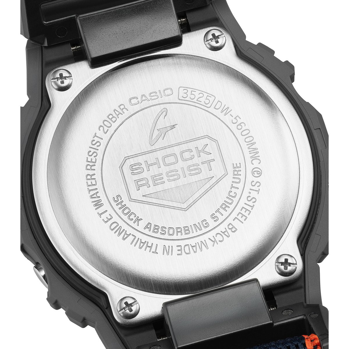 Montre Digital  CASIO G-SHOCK gris argenté bleu foncé, G-SHOCK
