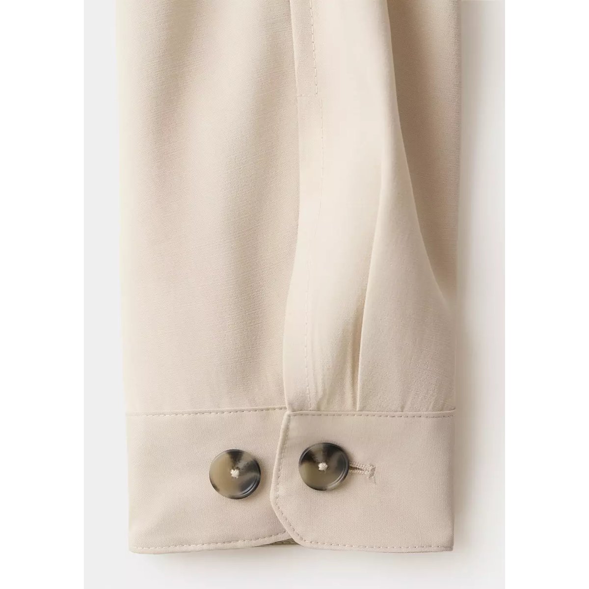 Veste regular fit en modal avec poches ivoire, MANGO MAN