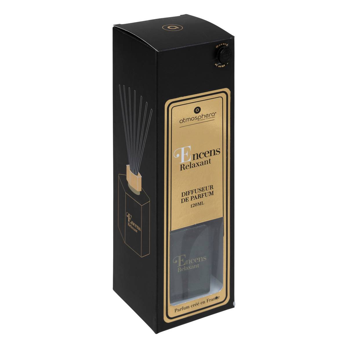 Diffuseur de parfum ARLO noir, ATMOSPHERA