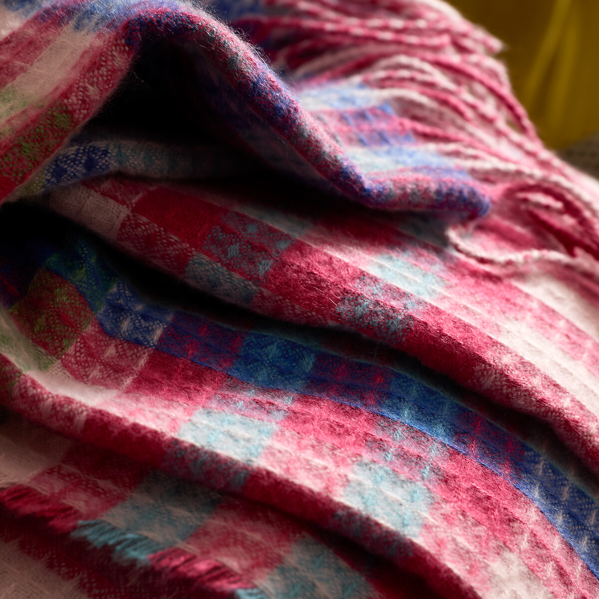 Darling Waffle Check Blanket Throw multi-coloured, SOPHIE ROBINSON