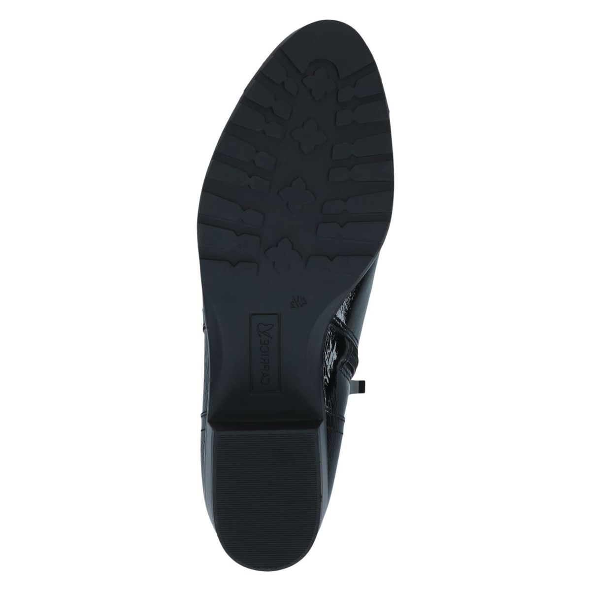 Bottine en cuir noir mat, CAPRICE
