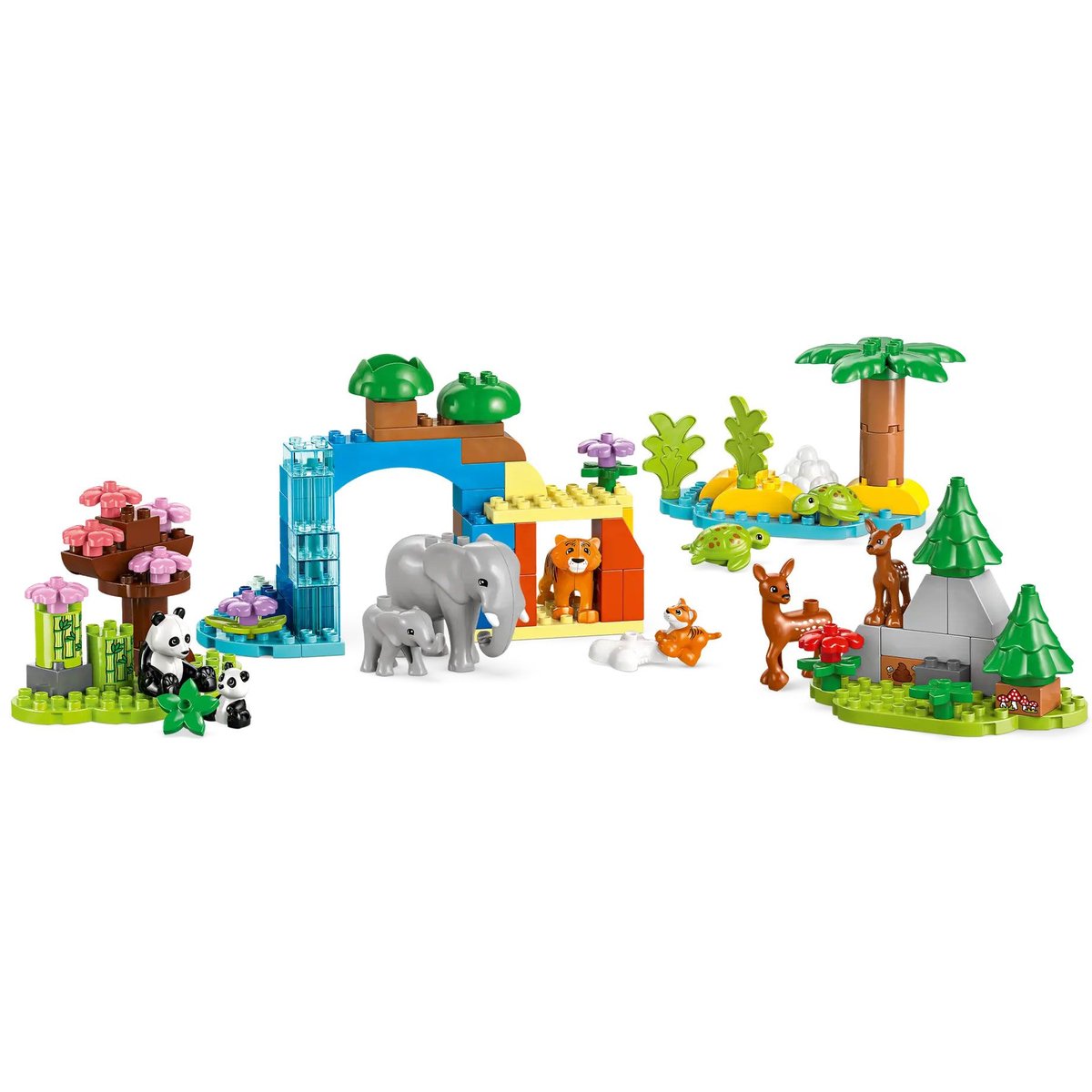 LEGO DUPLO - Set d'Aventure Familles d'Animaux Sauvages 3-en-1 - 10446 couleur unique, LEGO