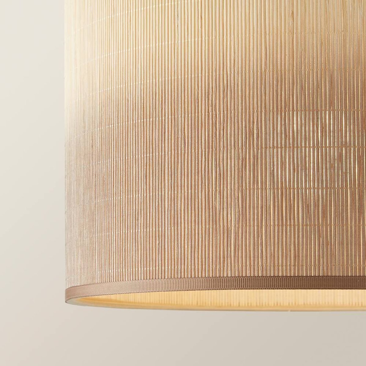 30cm Marta Ombre Bamboo Drum Shade brown , SO'HOME