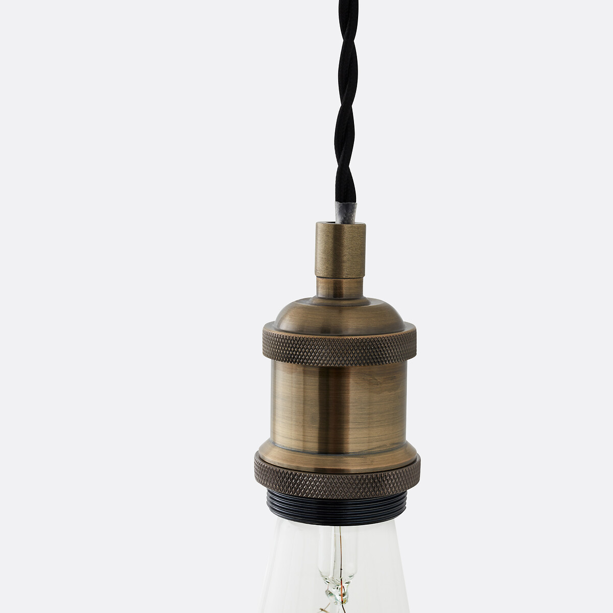 Cavo elettrico per lampadario E27, Baulind nero/ottone, LA REDOUTE INTERIEURS