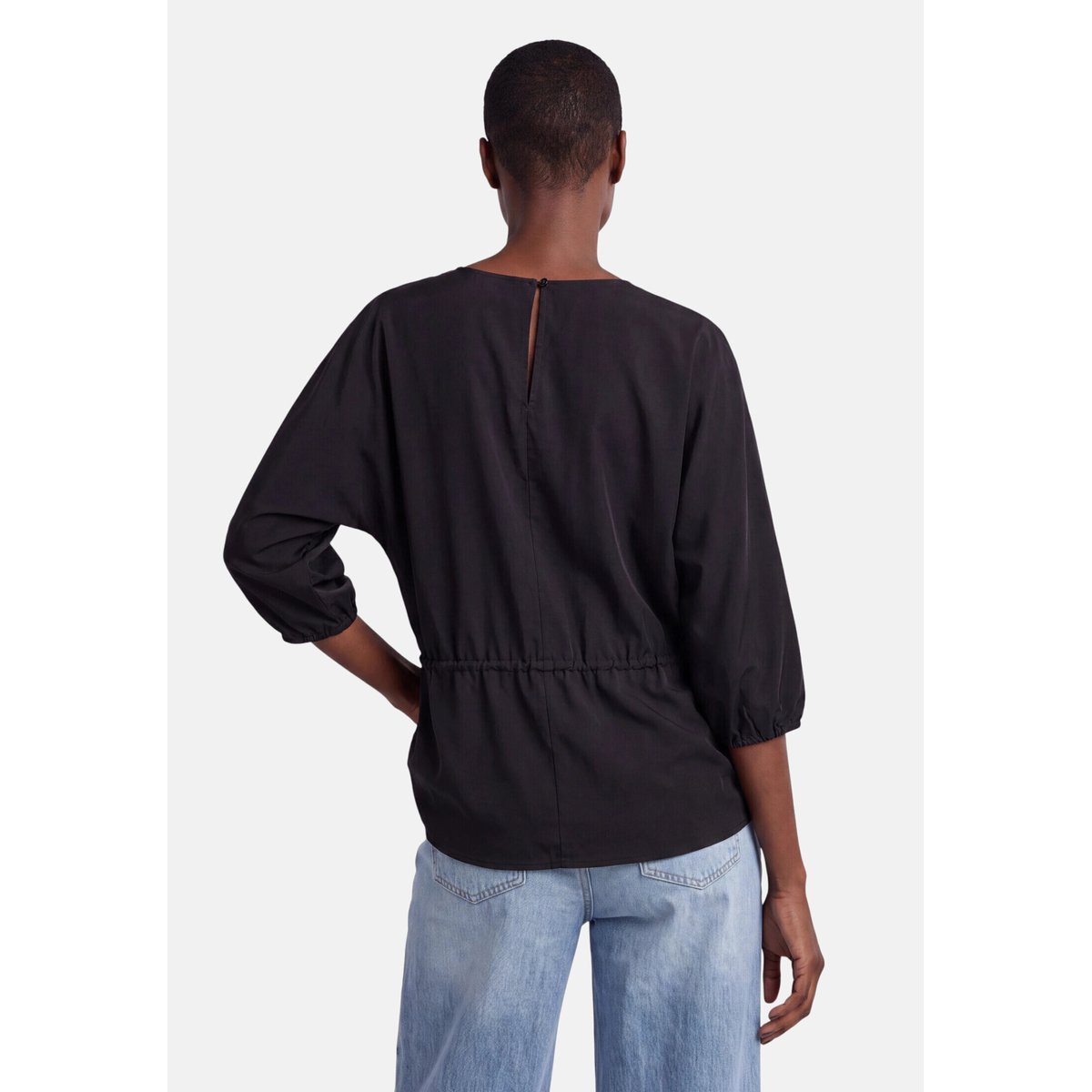 Blouse casual à ceinture black beauty, ZERO