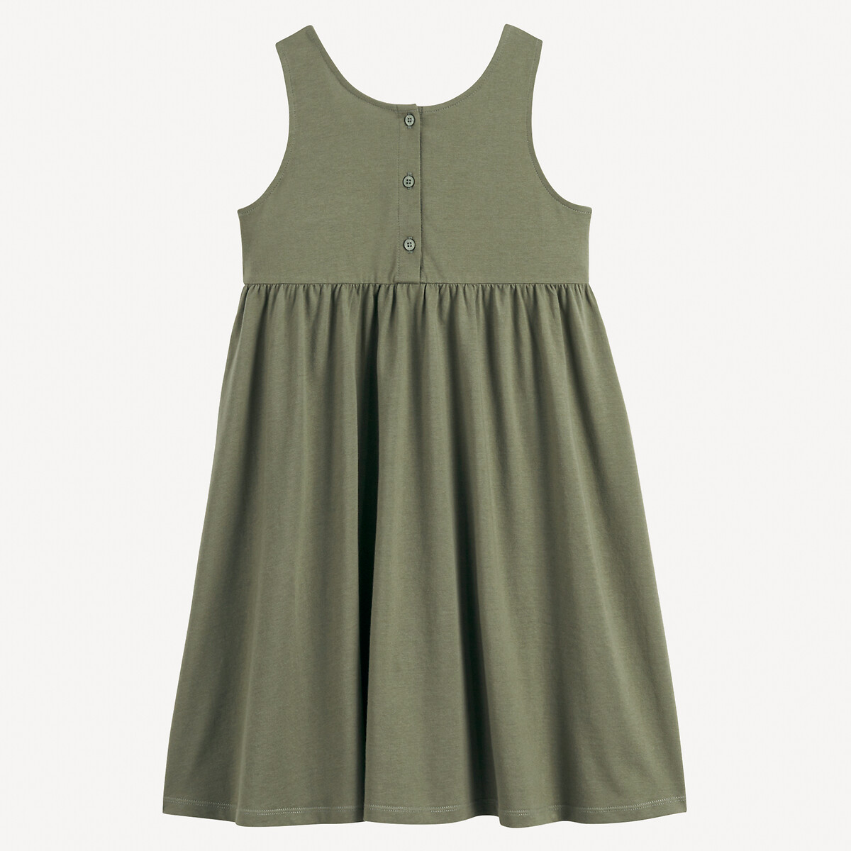 Sleeveless Full Dress khaki, LA REDOUTE COLLECTIONS