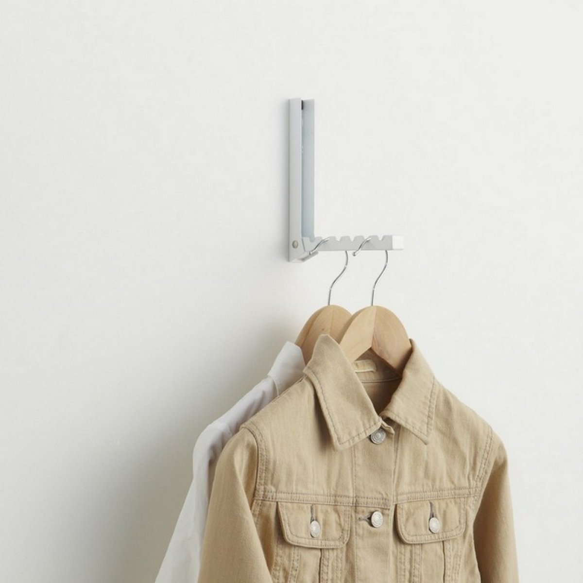 Portemanteau pour porte pliable  Smart blanc, YAMAZAKI