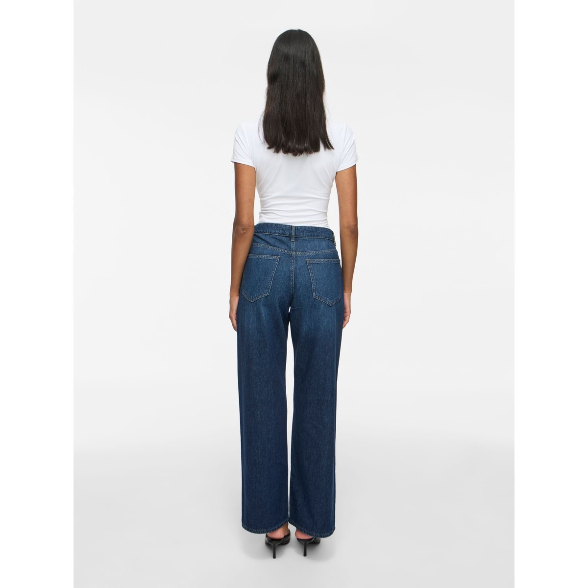 Jean À Coupe Ample bleu - dark blue denim1, VILA