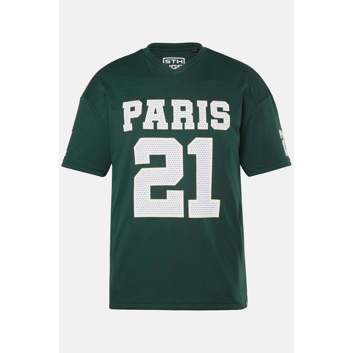 T-shirt en mesh vert foncé, STHUGE