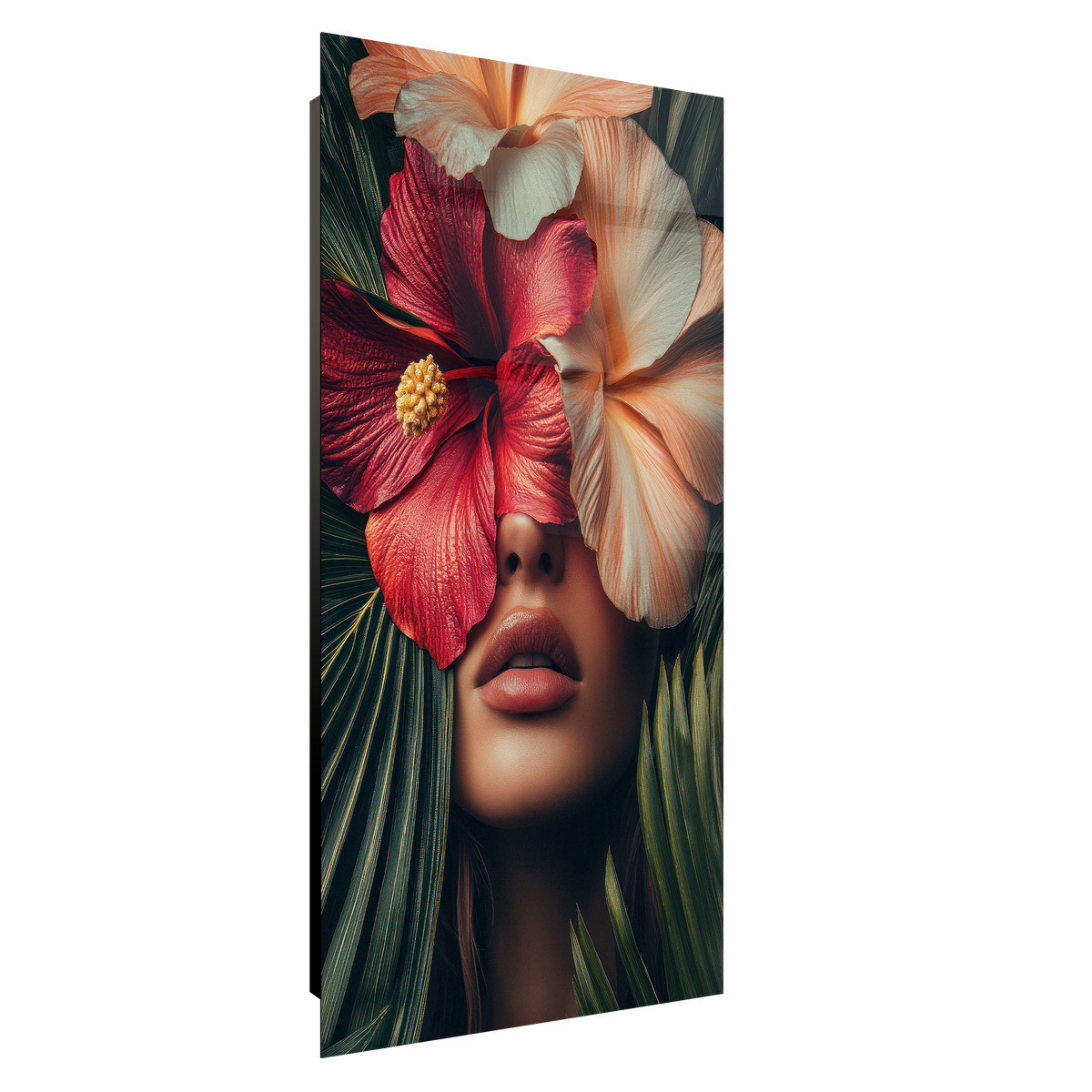 Tableau Sur Verre Synthétique Portrait Vision Florale FLEUR tableau en verre synthétique, CEANOTHE