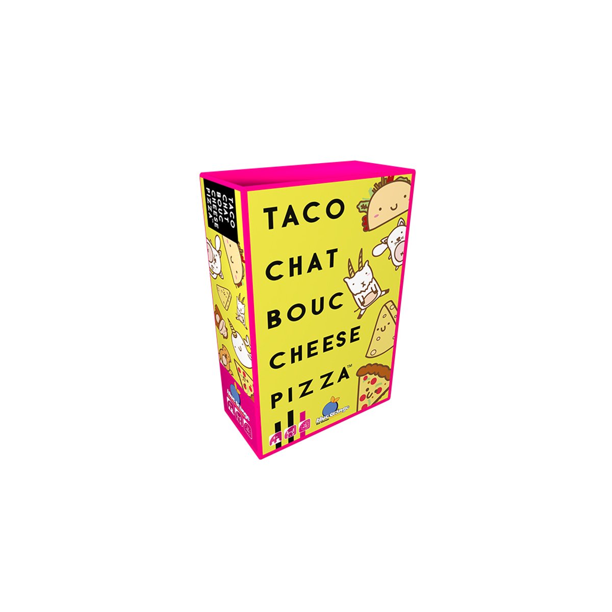 Taco chat bouc cheese pizza le jeu de rapidite couleur unique, BLUE ORANGE