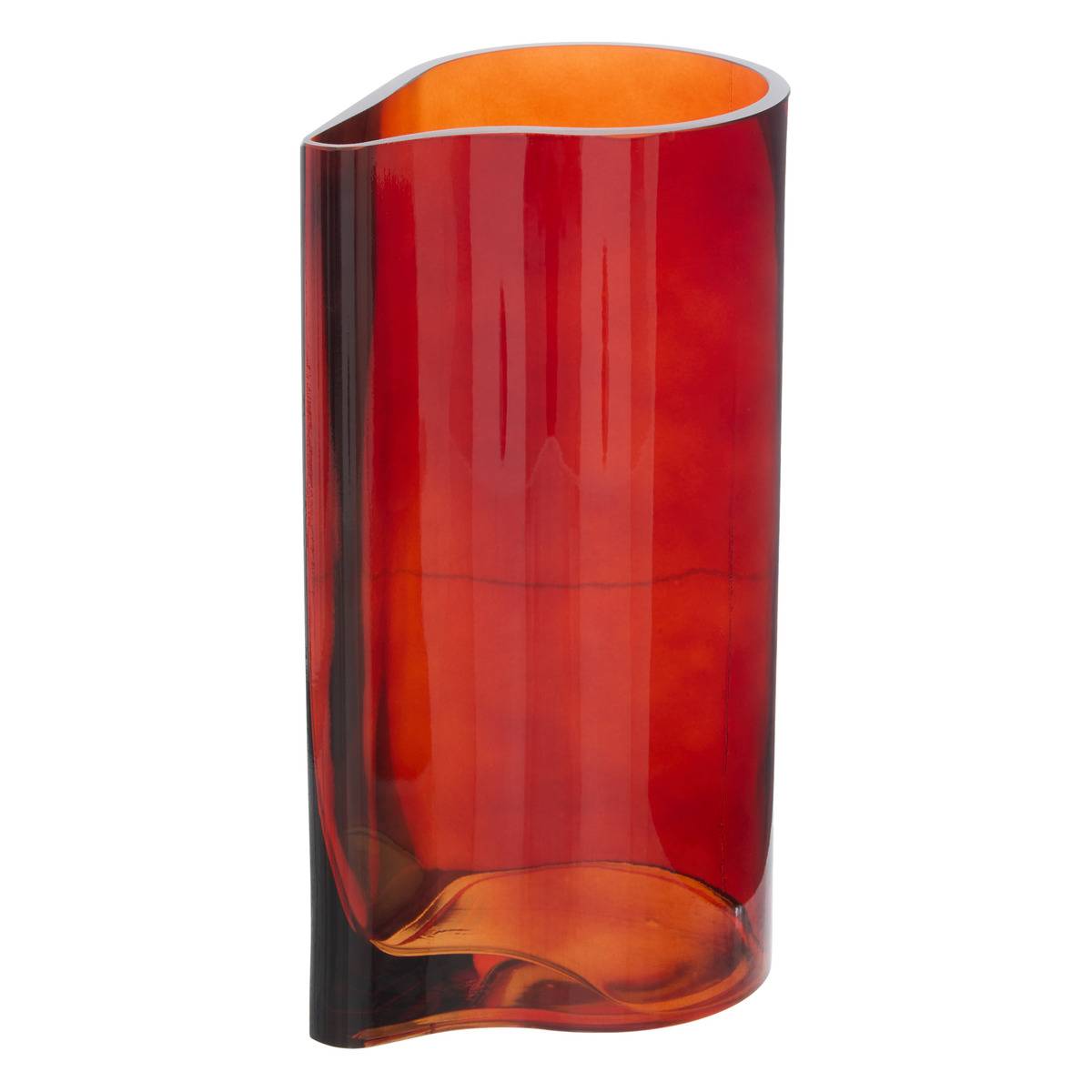 Vase en verre FIVA ambre, ATMOSPHERA