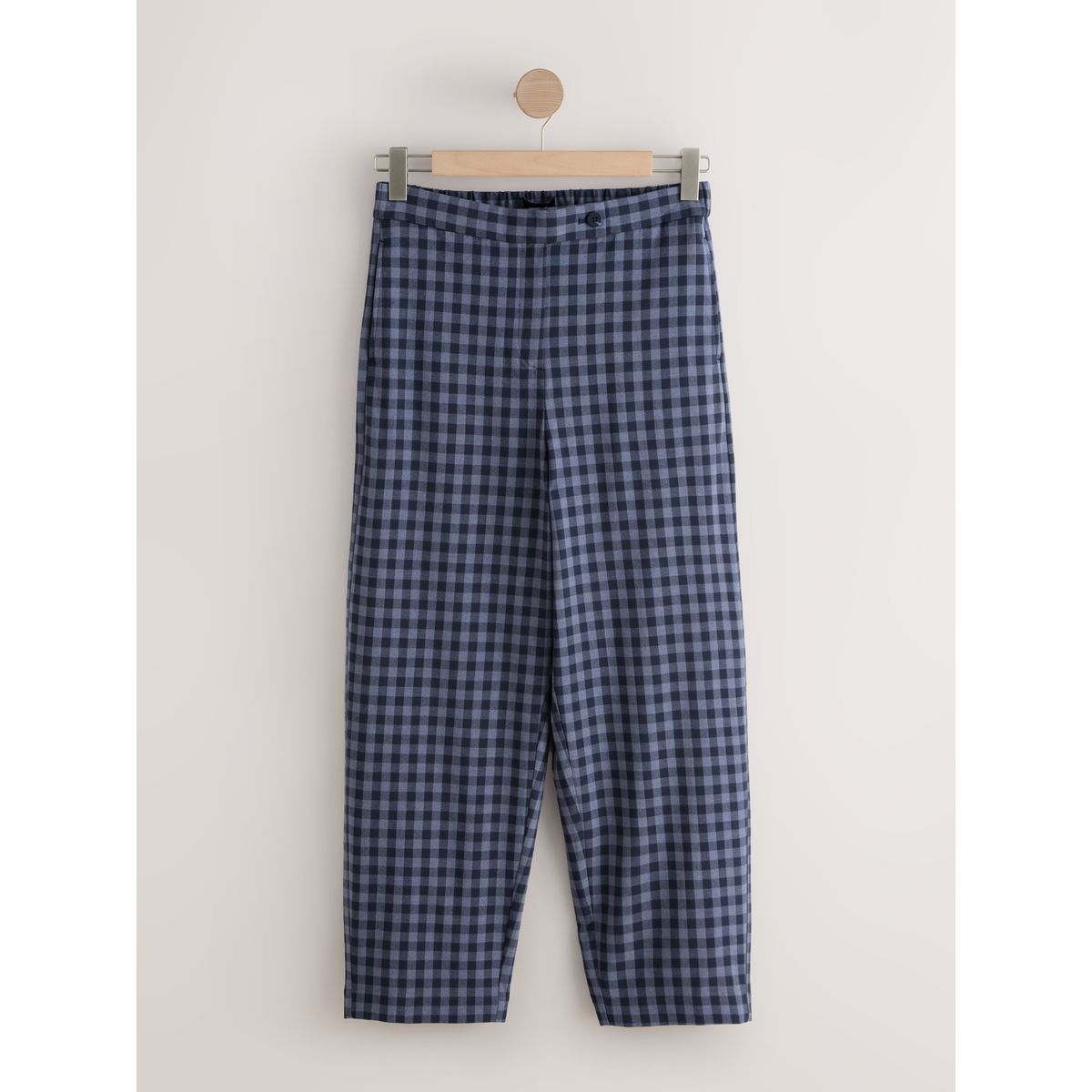 Pantalon large vichy bleu, NEXT