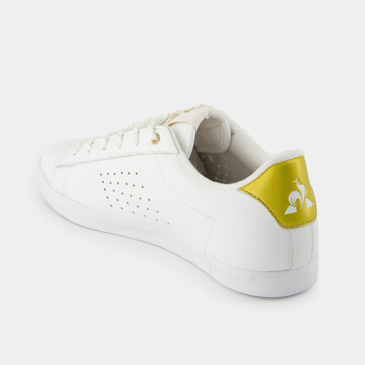 Baskets Lucie blanc/or, LE COQ SPORTIF