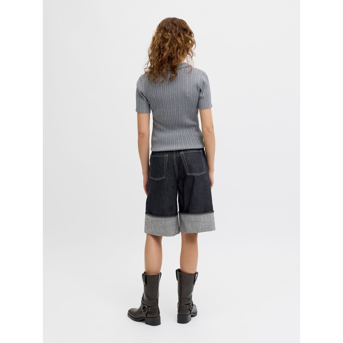 Short En Denim bleue - dark blue denim 1, JJXX