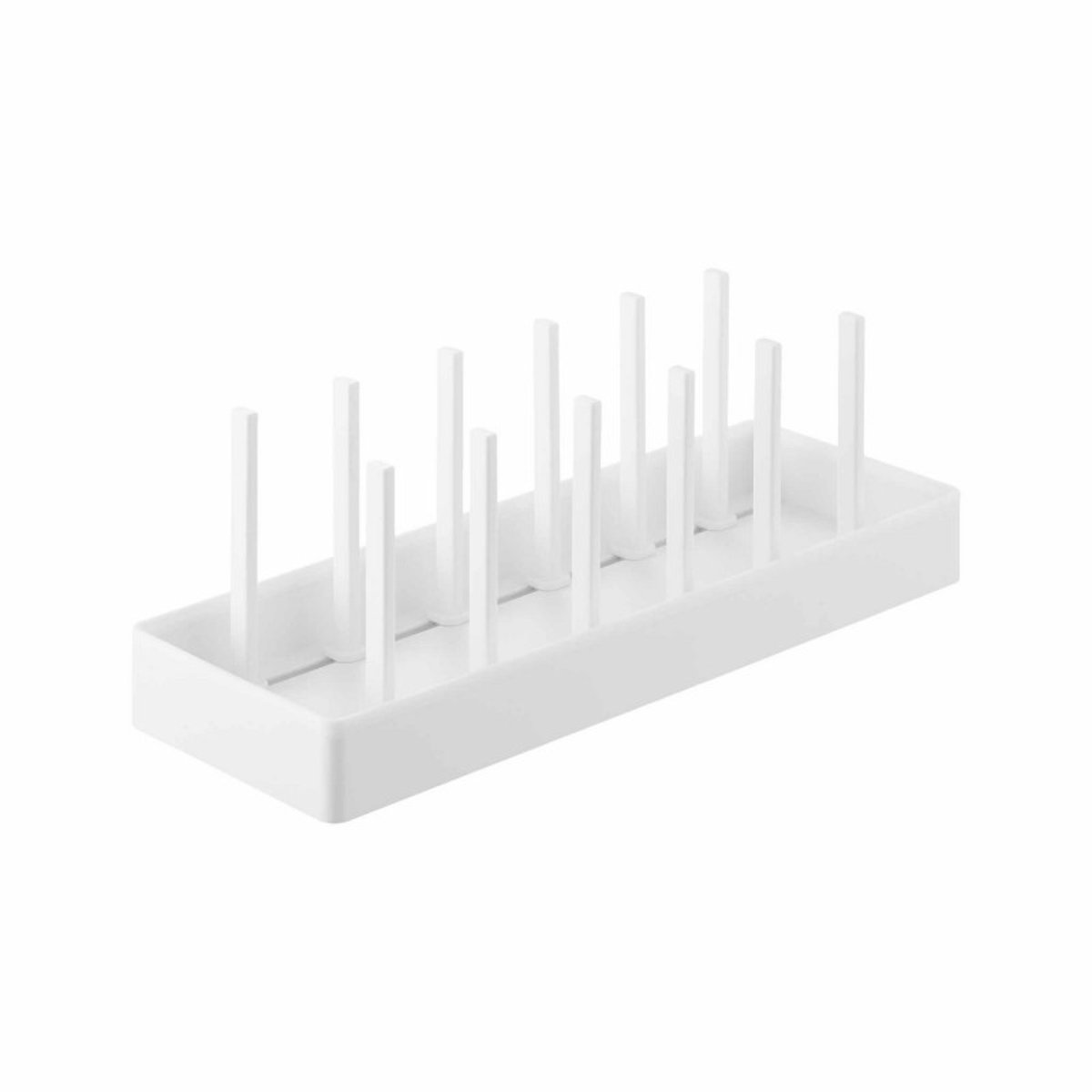 Support rangement couvercles assiettes Tower blanc, YAMAZAKI