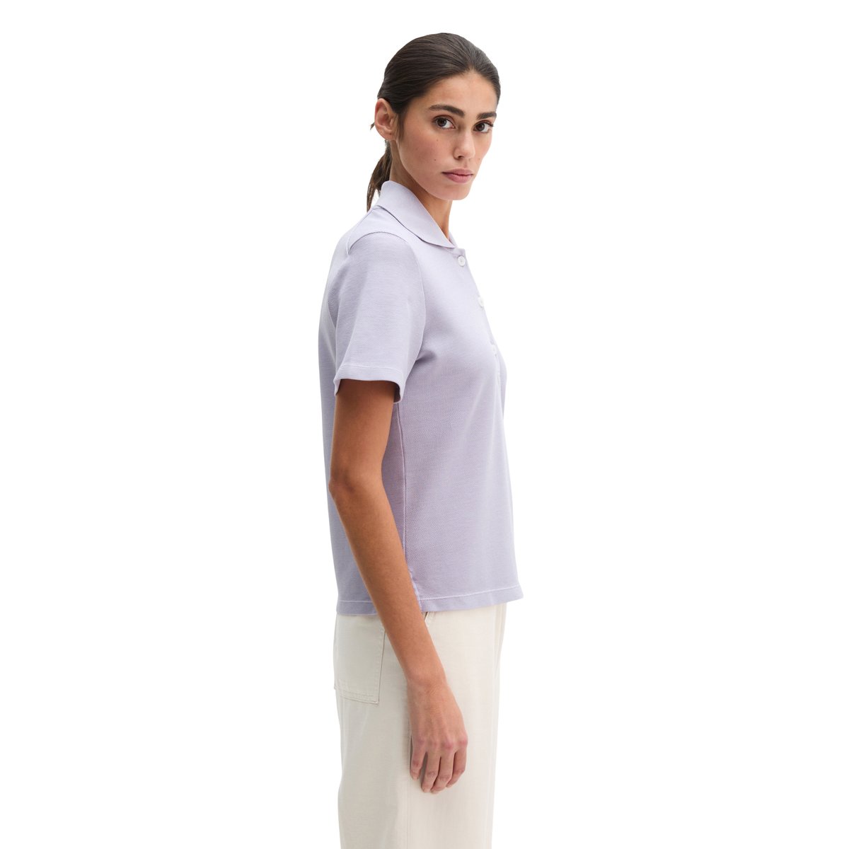 Polo régulier en jersey piqué garment dyed flieder, MARC O'POLO