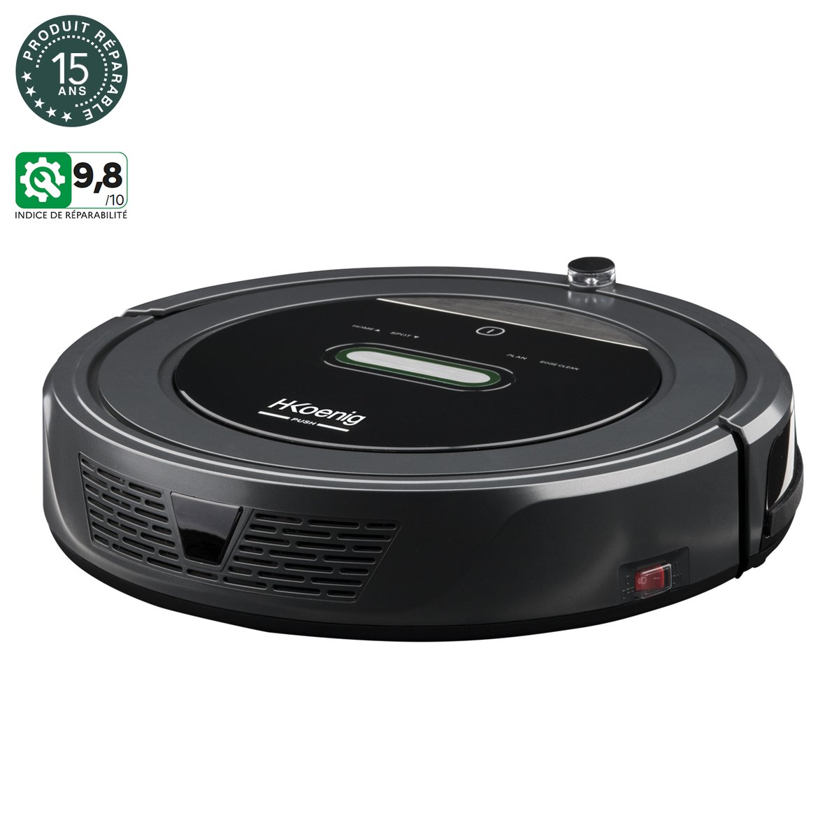 aspirateur robot watermop+ - swrc90 noir, H.KOENIG