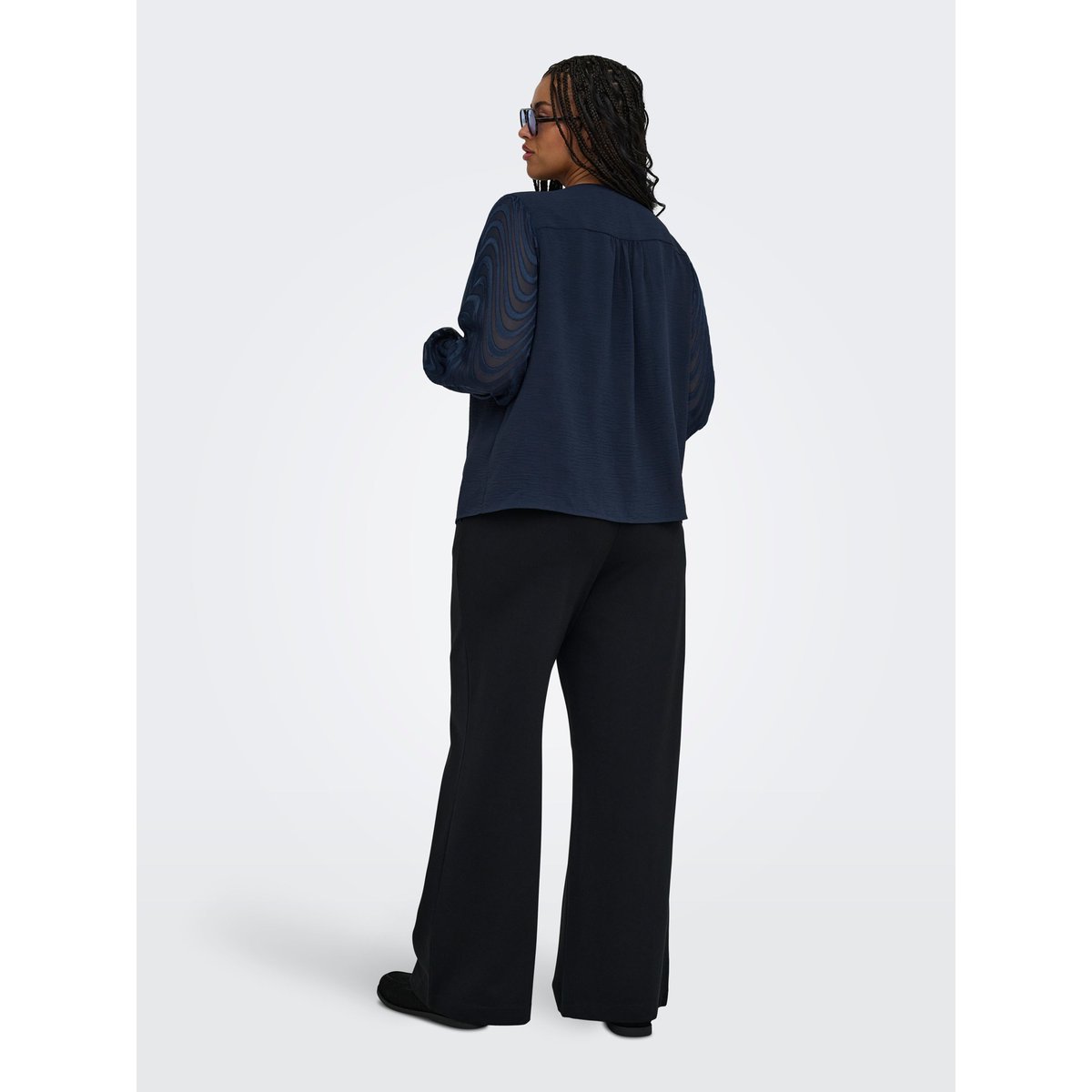 Blouse navy blazer, ONLY CARMAKOMA
