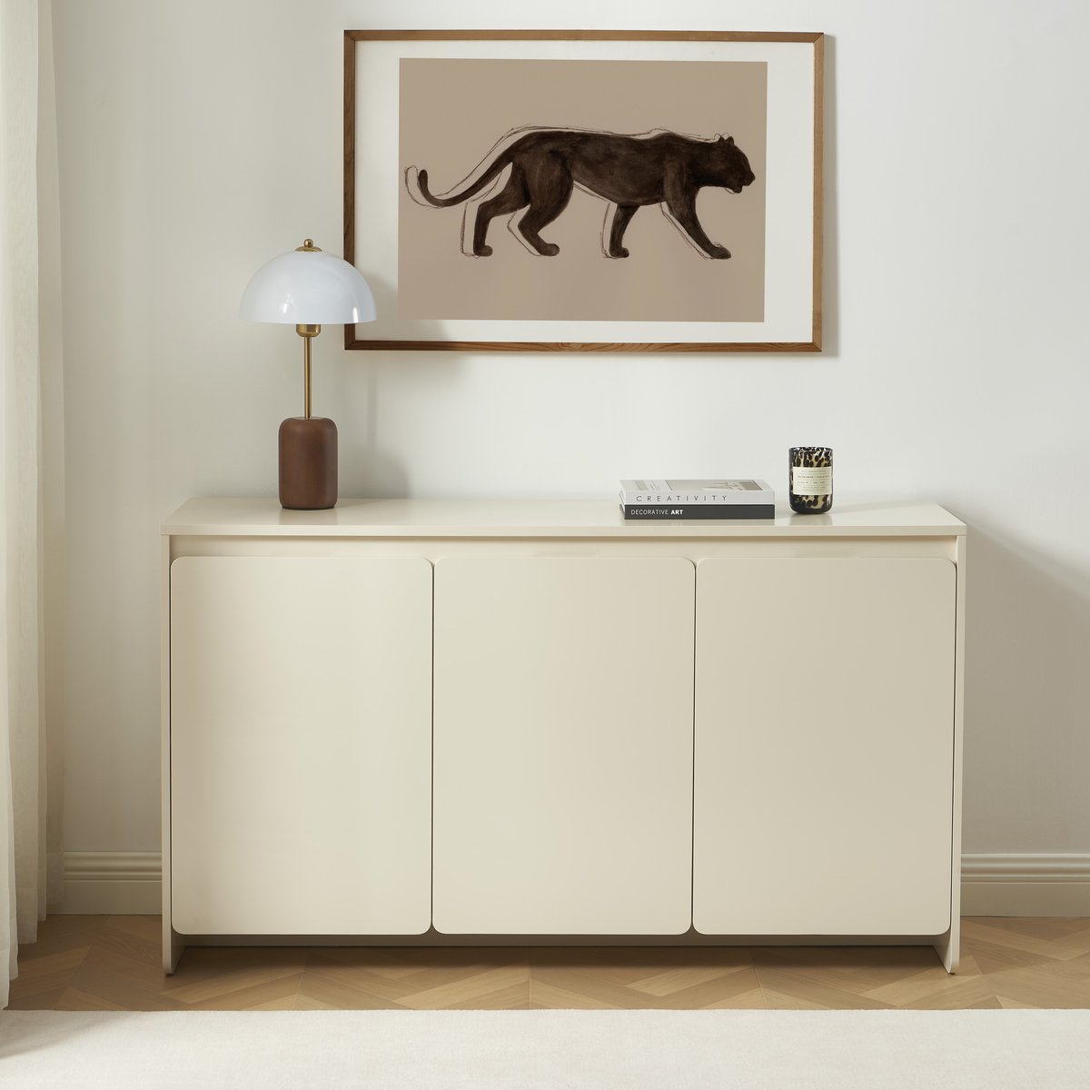 Buffet 3 portes AKKA beige, BAÏTA