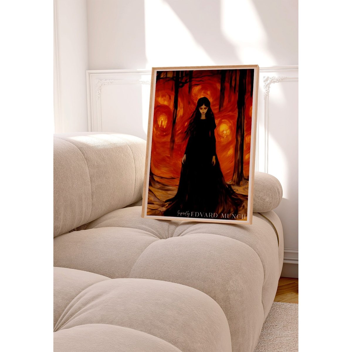 Affiche Edvard Munch n°9 blanc, L'AFFICHERIE