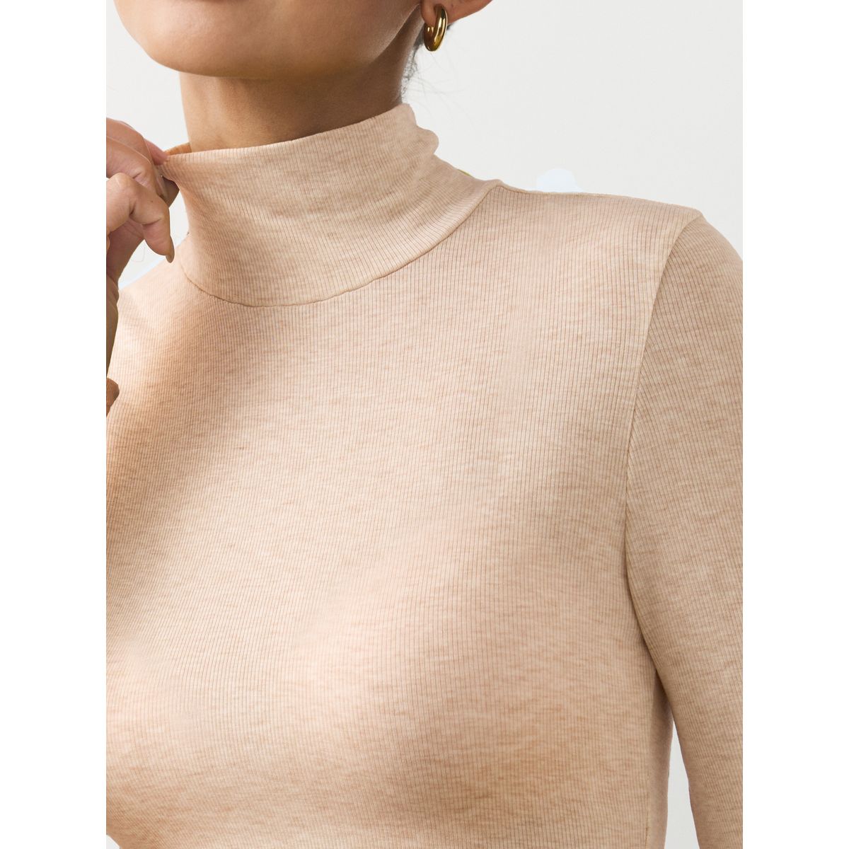 Haut manches longues en tencel™ écru, NEXT