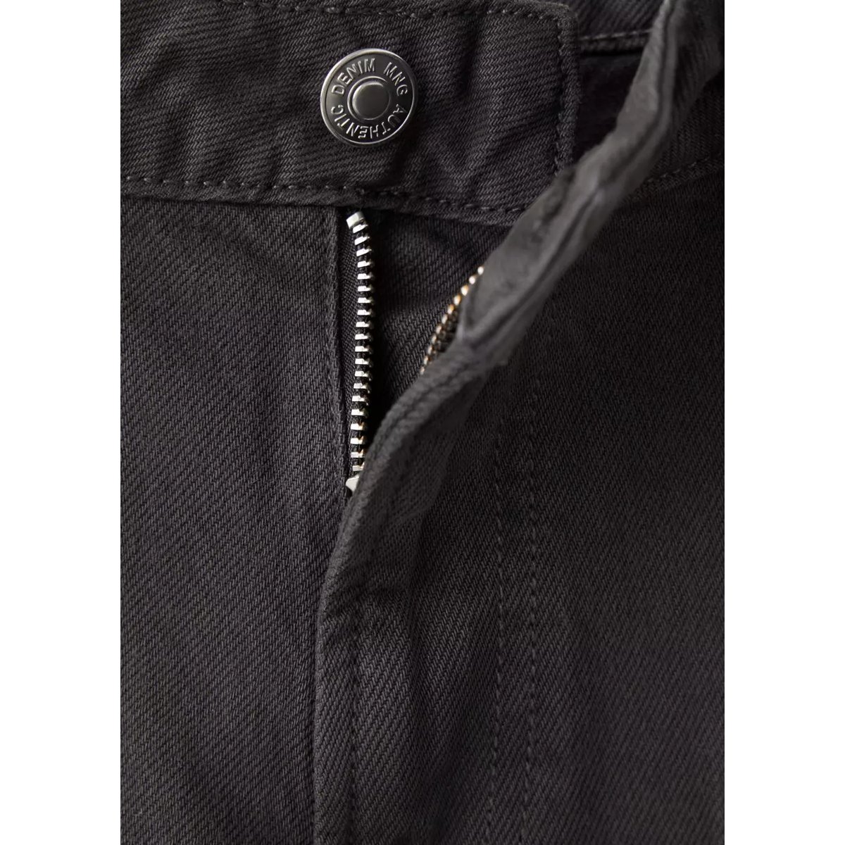 Jean relaxed-fit gris anthracite, MANGO TEEN
