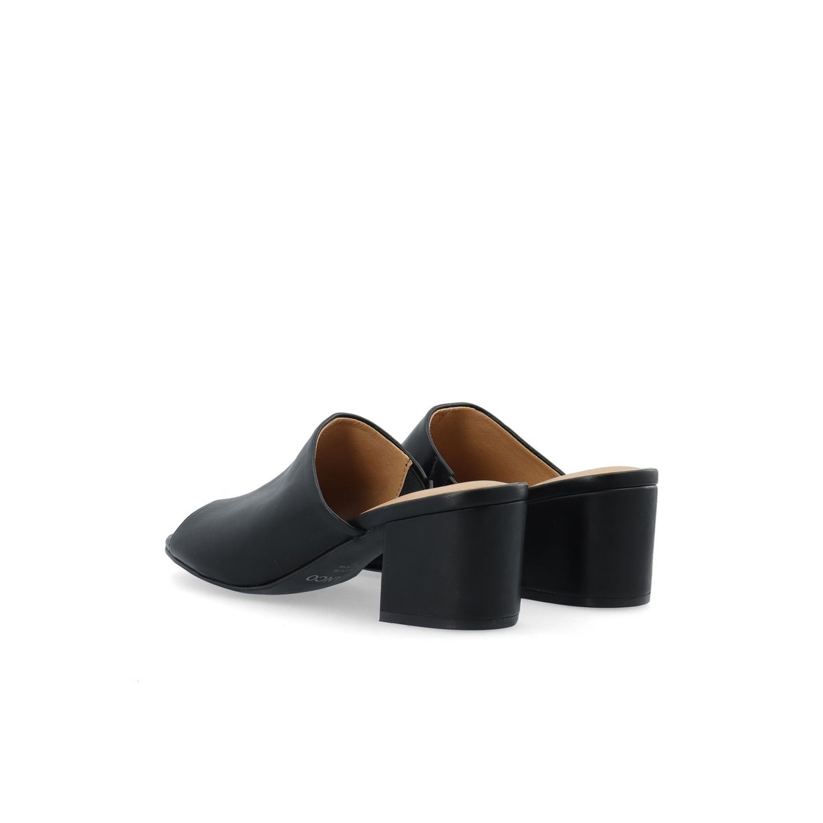 Mules À Talons noir - black, BIANCO