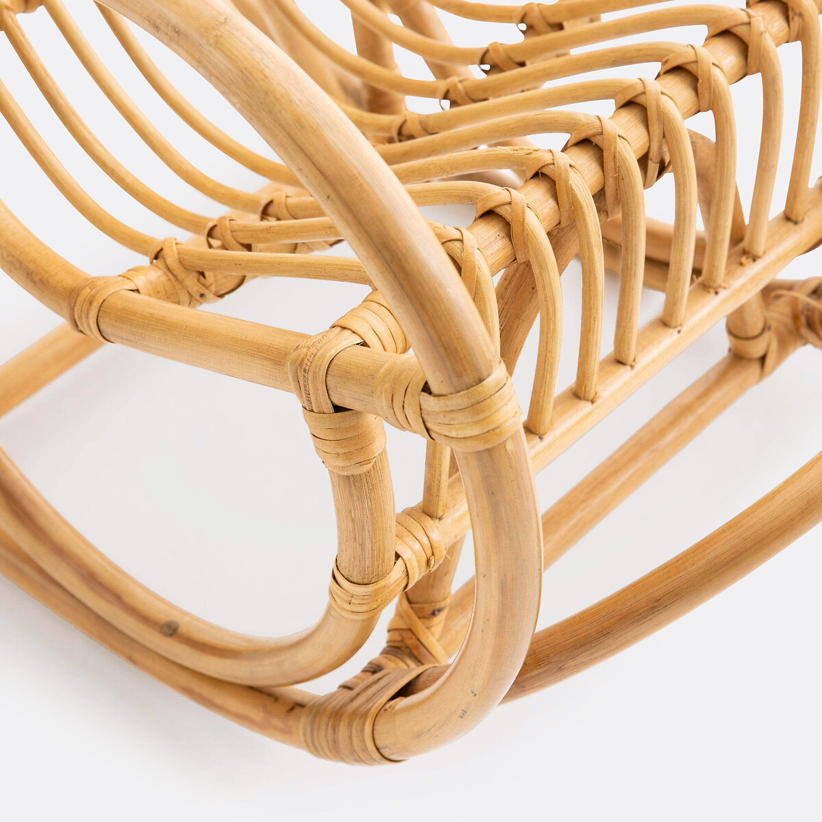 Sedia a dondolo bambino in vimini, Malu rattan naturale, LA REDOUTE INTERIEURS