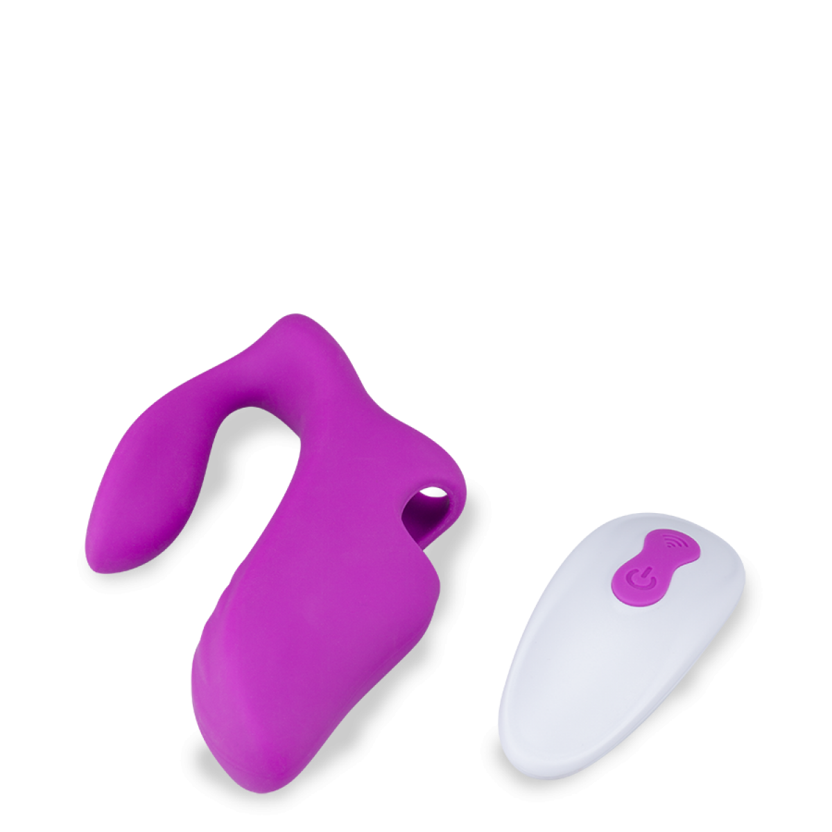 Doigt vibrant télécommandé double stimulation Ginger violet, LOVE AND VIBES