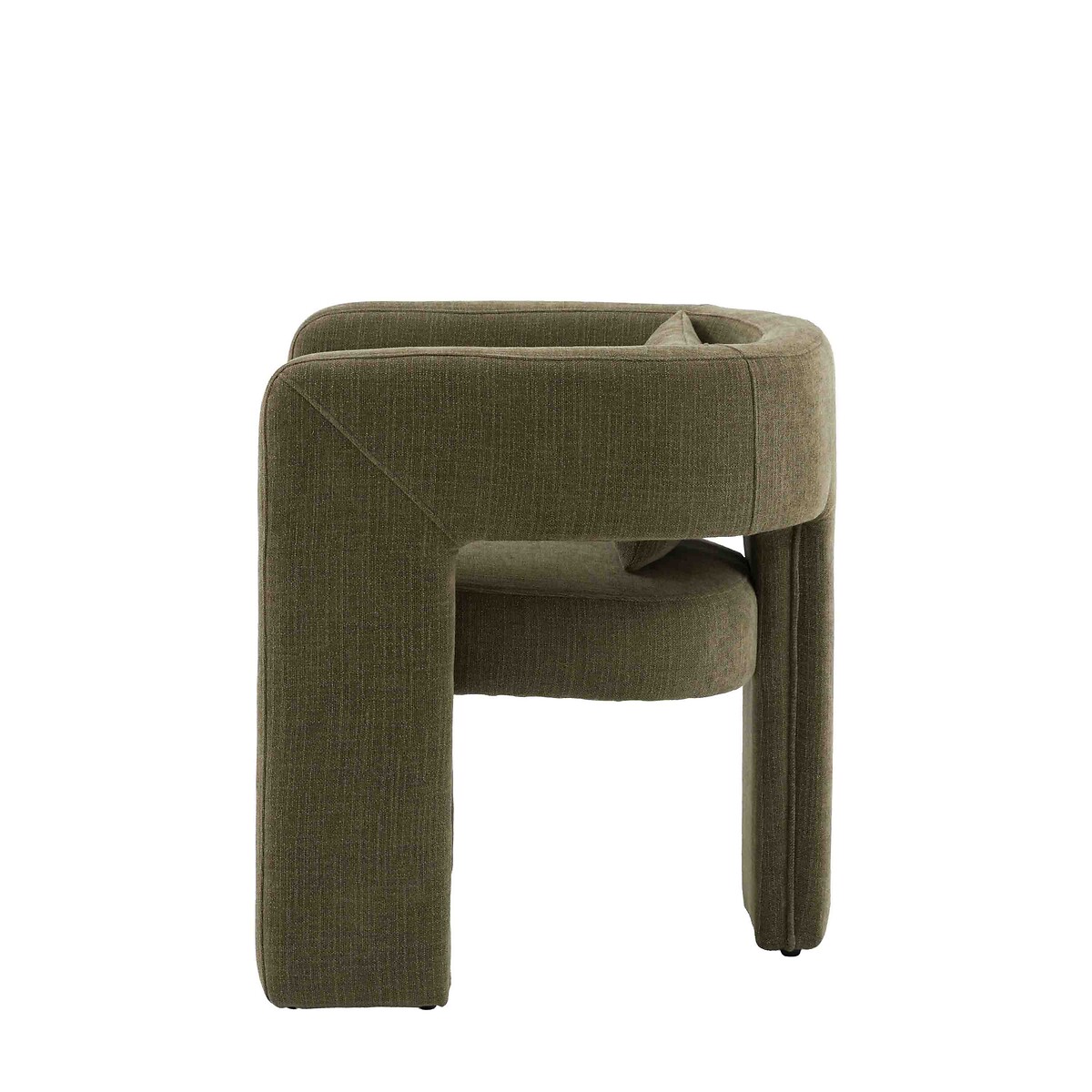Arthur Sculptural Armchair olive, ÉDITÉ