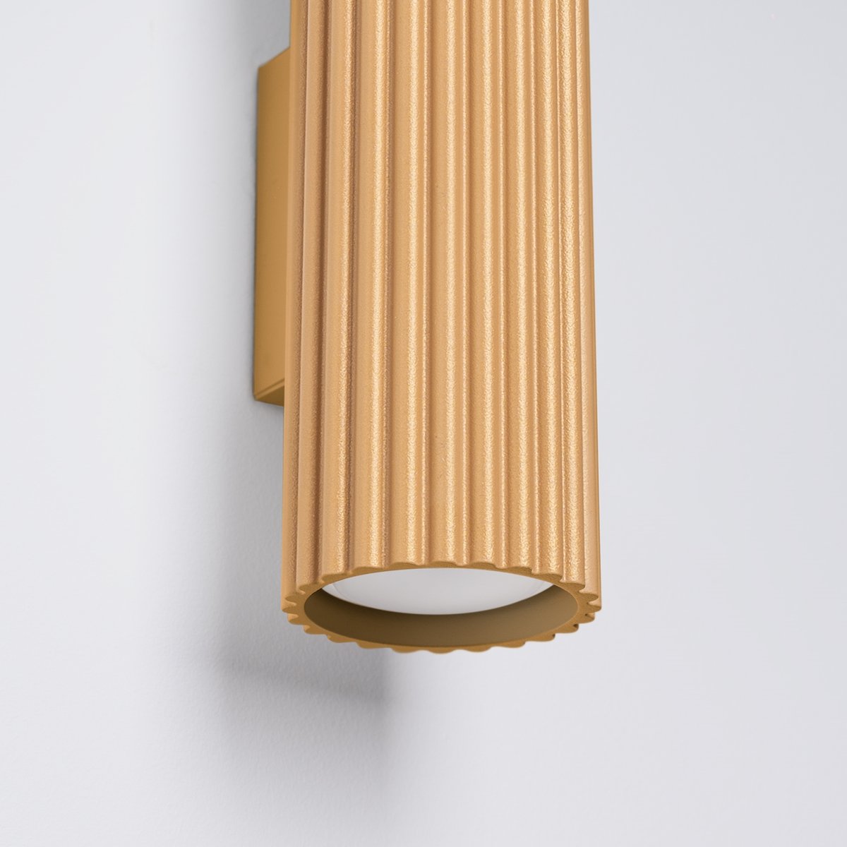 Applique Aluminium Doré GU10 2 Karbon 20 jaune, EDEN