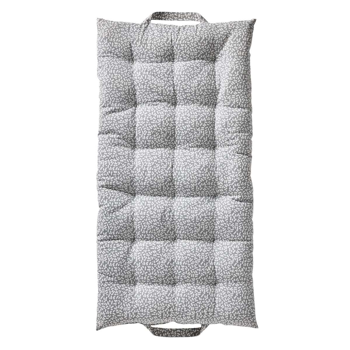 Matelas de sol imprimé avec poignées gris imprimé, VERTBAUDET