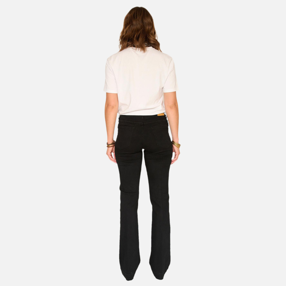 Jean THE DIANA POWER STRETCH 27w black - rinse wash, MKT STUDIO