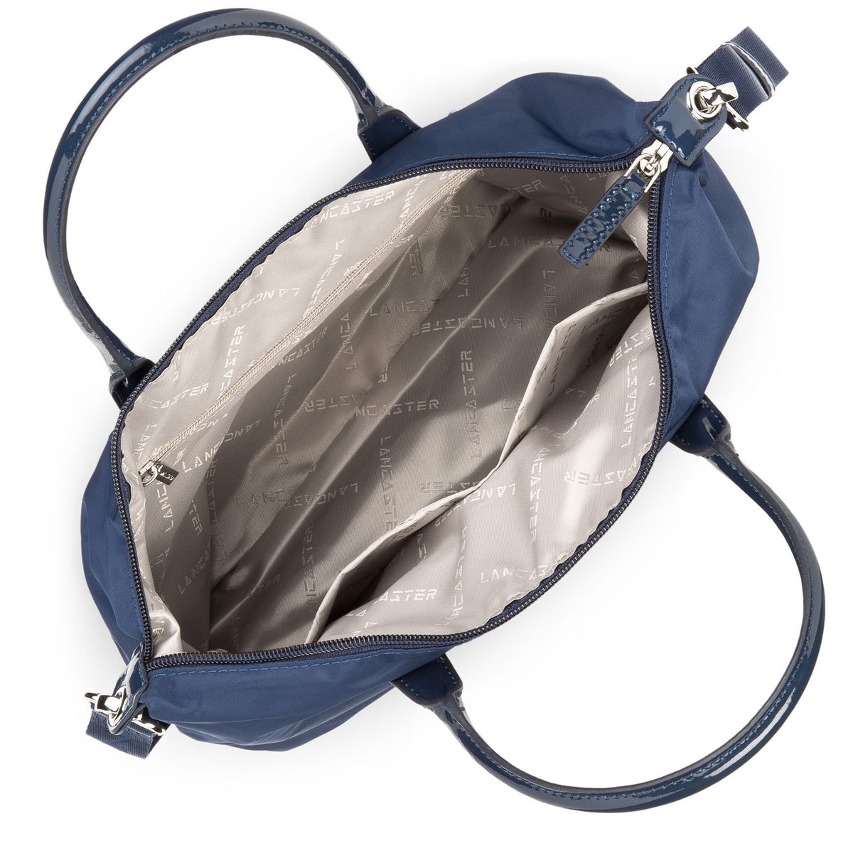Sac à main BASIC VERNI bleu foncé, LANCASTER