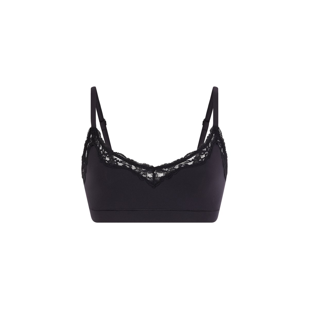 Brassière en microfibre et dentelle PURE SOFT LACE noir, ETAM