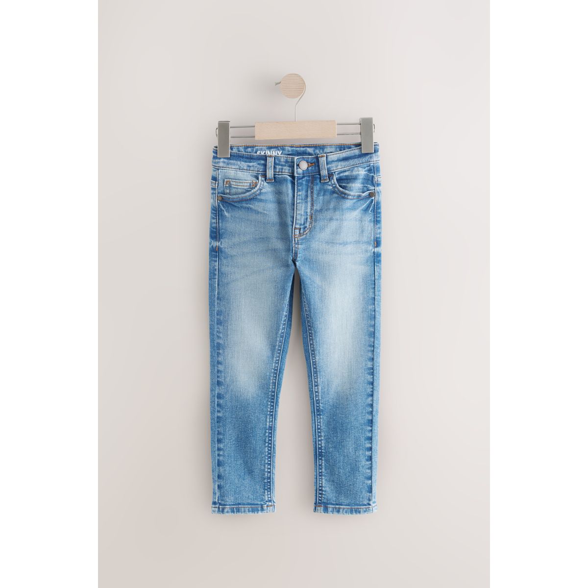 Jean stretch - coupe skinny bleu moyen, NEXT
