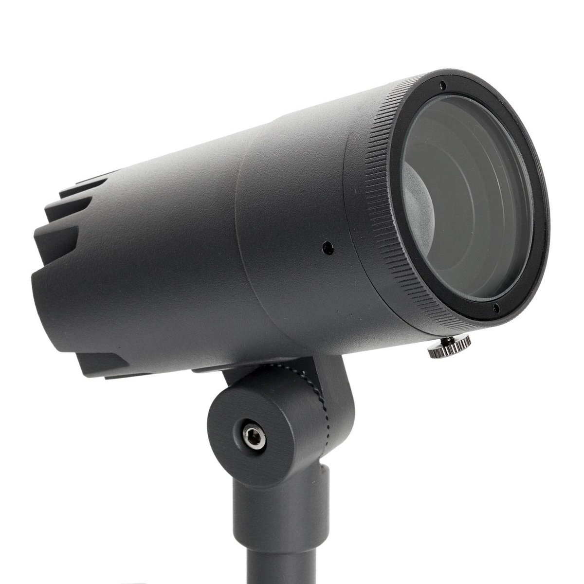 Lampe à planter en aluminium moderneLED gris foncé, LUCANDE