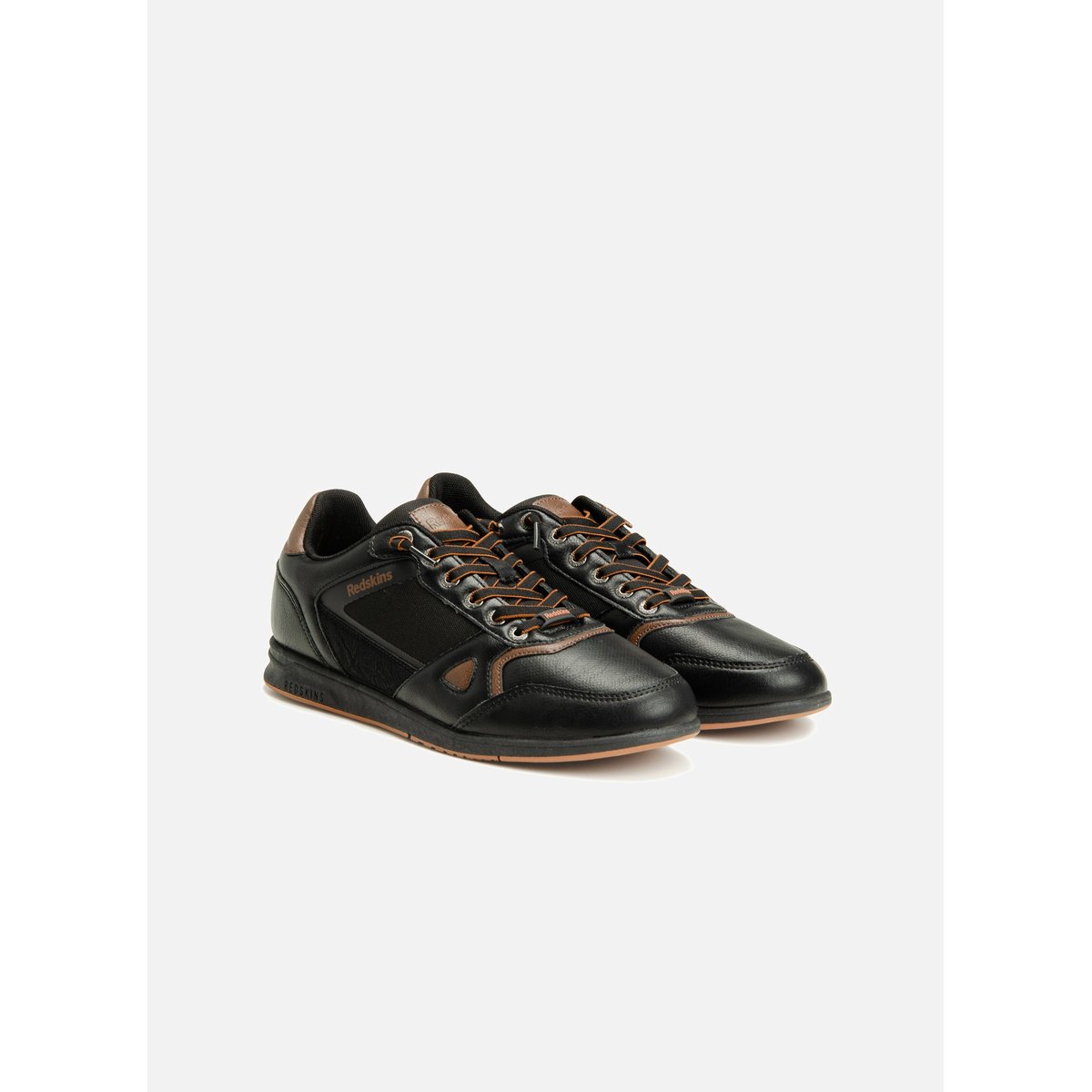 Basket Belfast noir+marron, REDSKINS