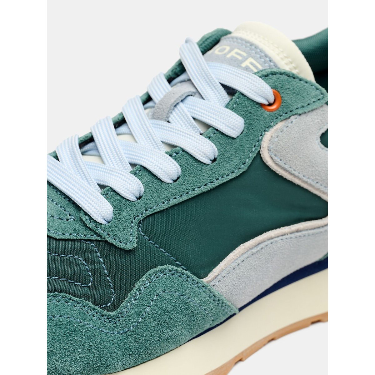 Sneakers van gemengde materialen CITY CHROMA TEAL blauw groen, HOFF