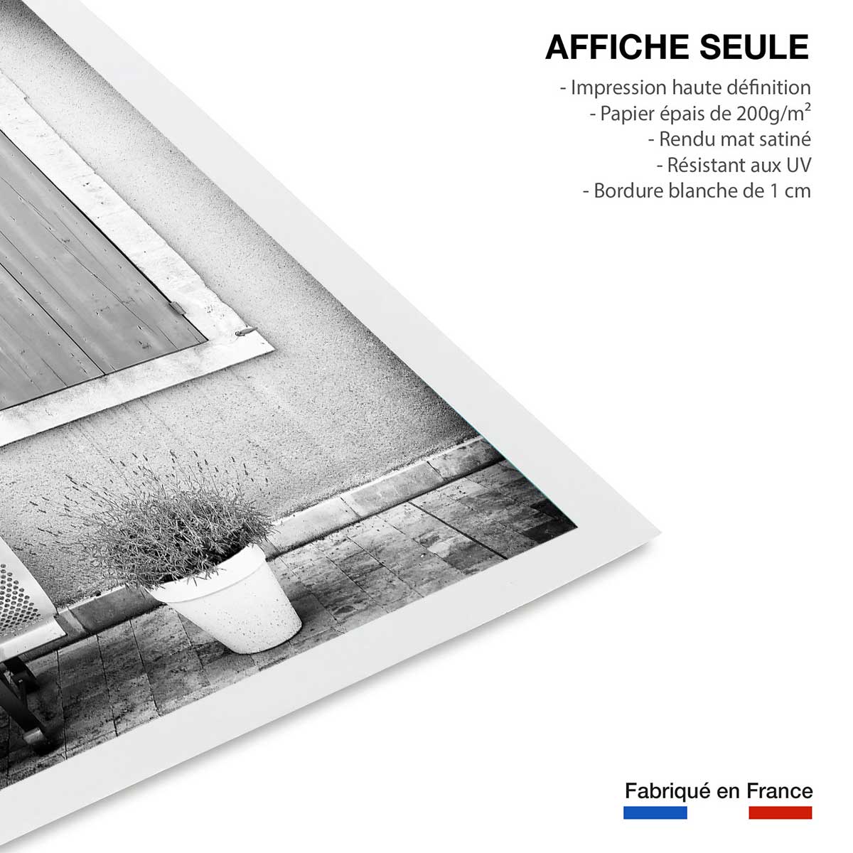 Affiche photo ma provence affiche seule, HEXOA