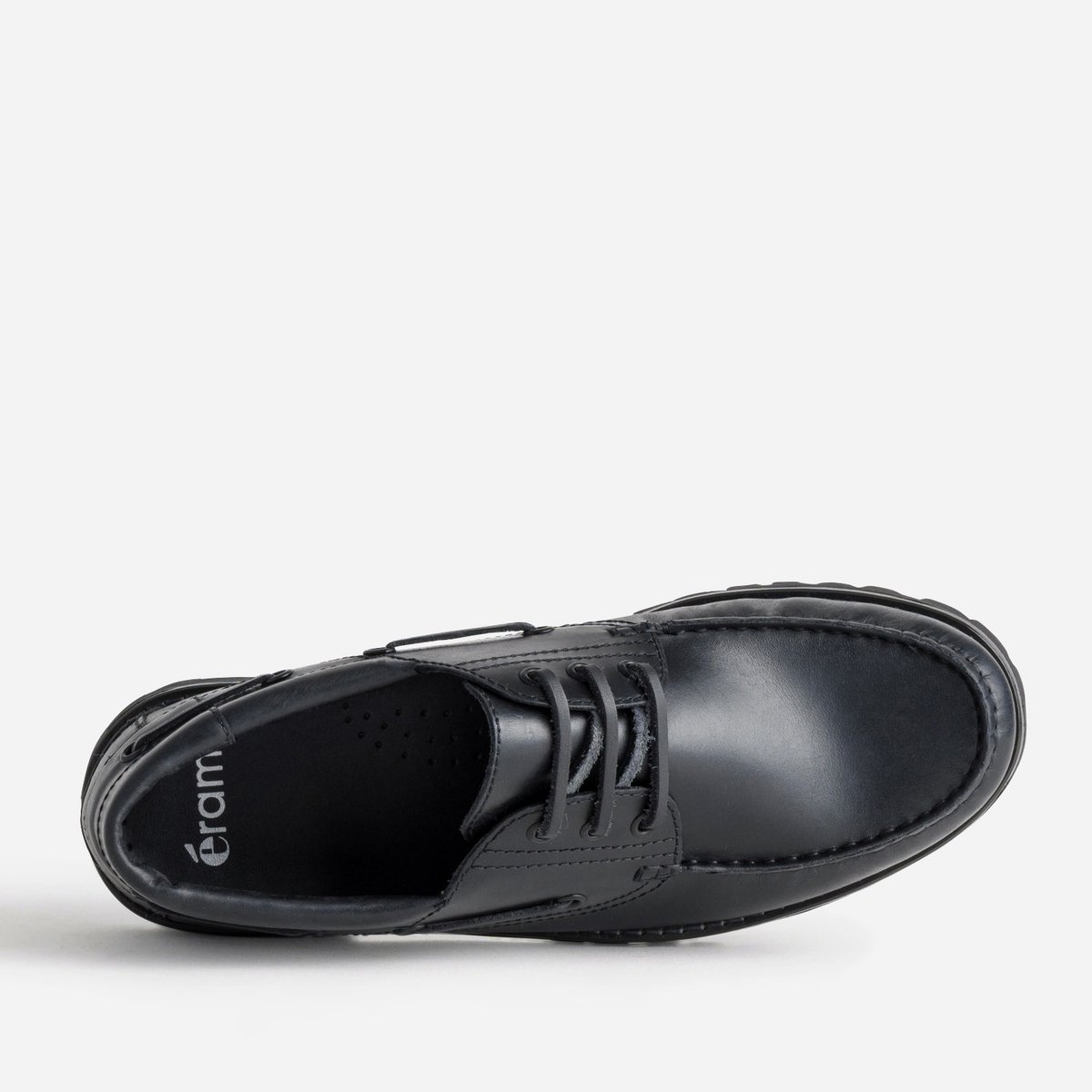 Mocassin en cuir GAETAN noir, ERAM