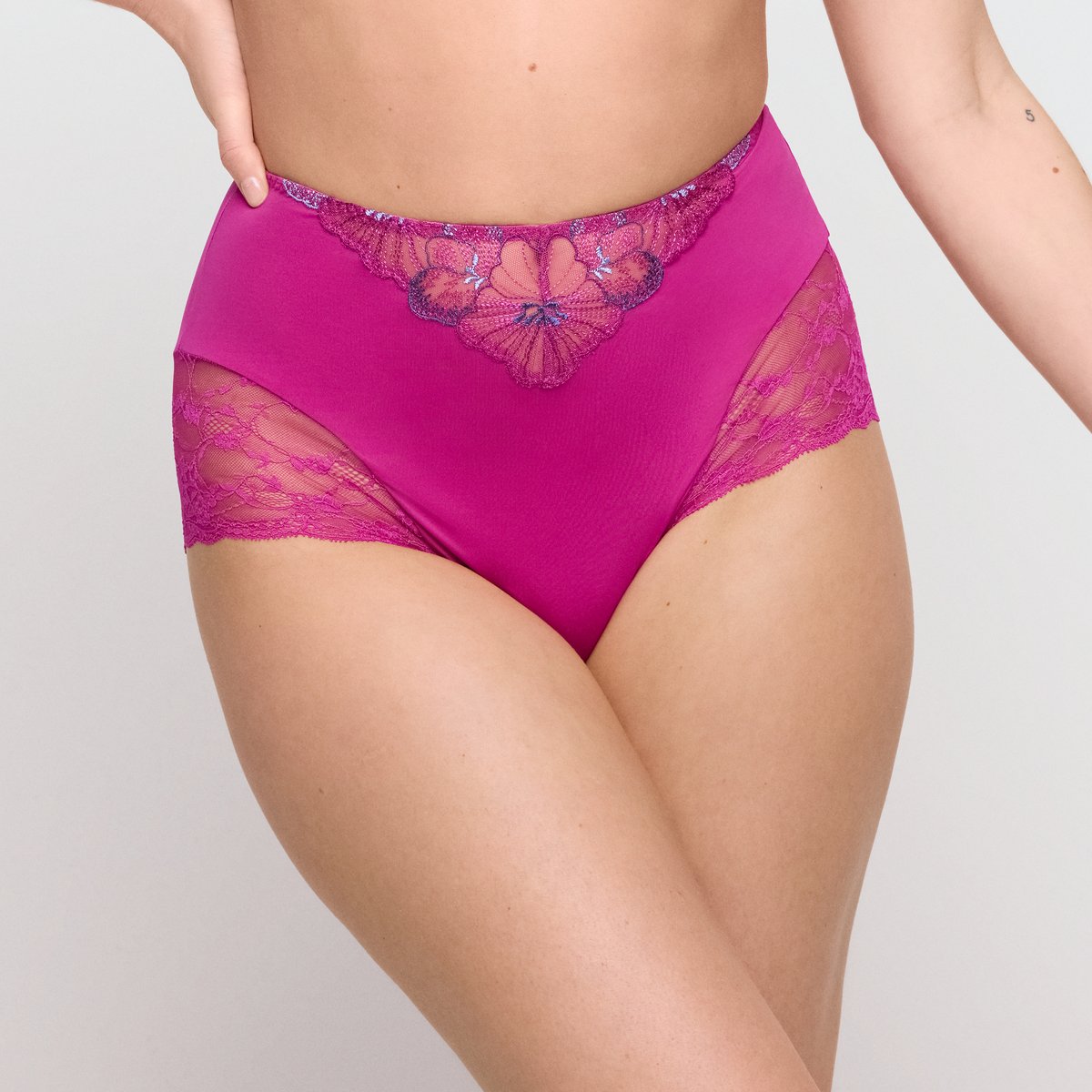 Slip taille haute NOEMY rose - fuchsia fiesta, MARIE JO